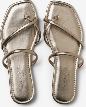 Marc O'Polo Mules in Gold
