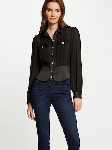 Morgan Bluzka '232-CLOCLO' w kolorze czarny: przód