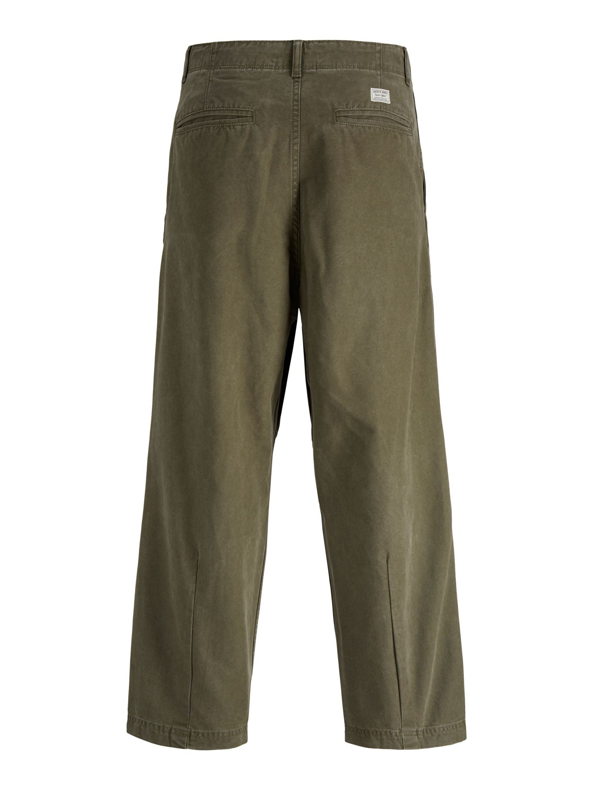 Regular Pantalon chino 'Barrel' JACK & JONES en vert