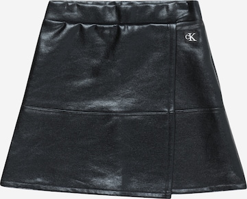 Calvin Klein Jeans Rok in Zwart: voorkant