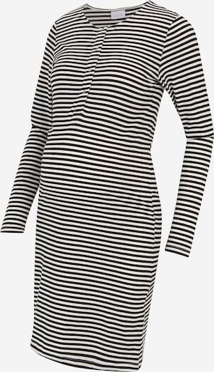 MAMALICIOUS Spalna srajca 'HOLLY LIA' | črna / bela barva, Prikaz izdelka