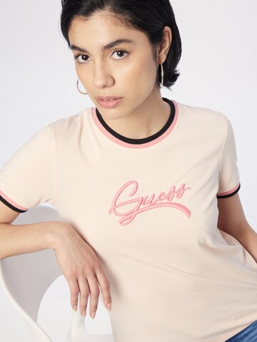 GUESS T-Shirt 'CAMILA' in Pink