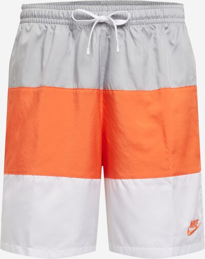 Nike Sportswear Kalhoty - šedá / oranžová / bílá, Produkt