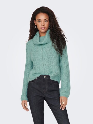 Pull-over ONLY en vert : devant