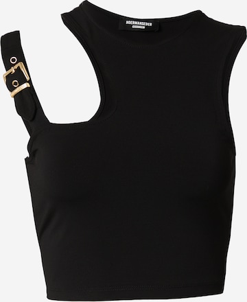 Hoermanseder x About You Top 'Anais' in Black: front