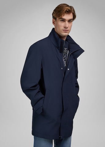HECHTER PARIS Between-Seasons Coat in Blue: front