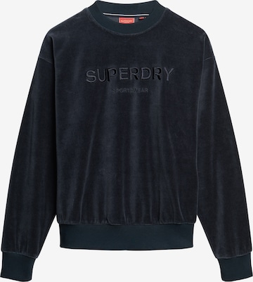 Sweat-shirt Superdry en bleu : devant