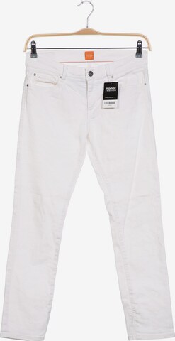 BOSS Jeans in 30 in White: front