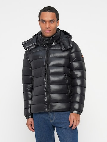 SAVE THE DUCK Winter jacket 'Florian ' in Black: front