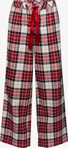 Pantalon de pyjama ESPRIT en rouge : devant