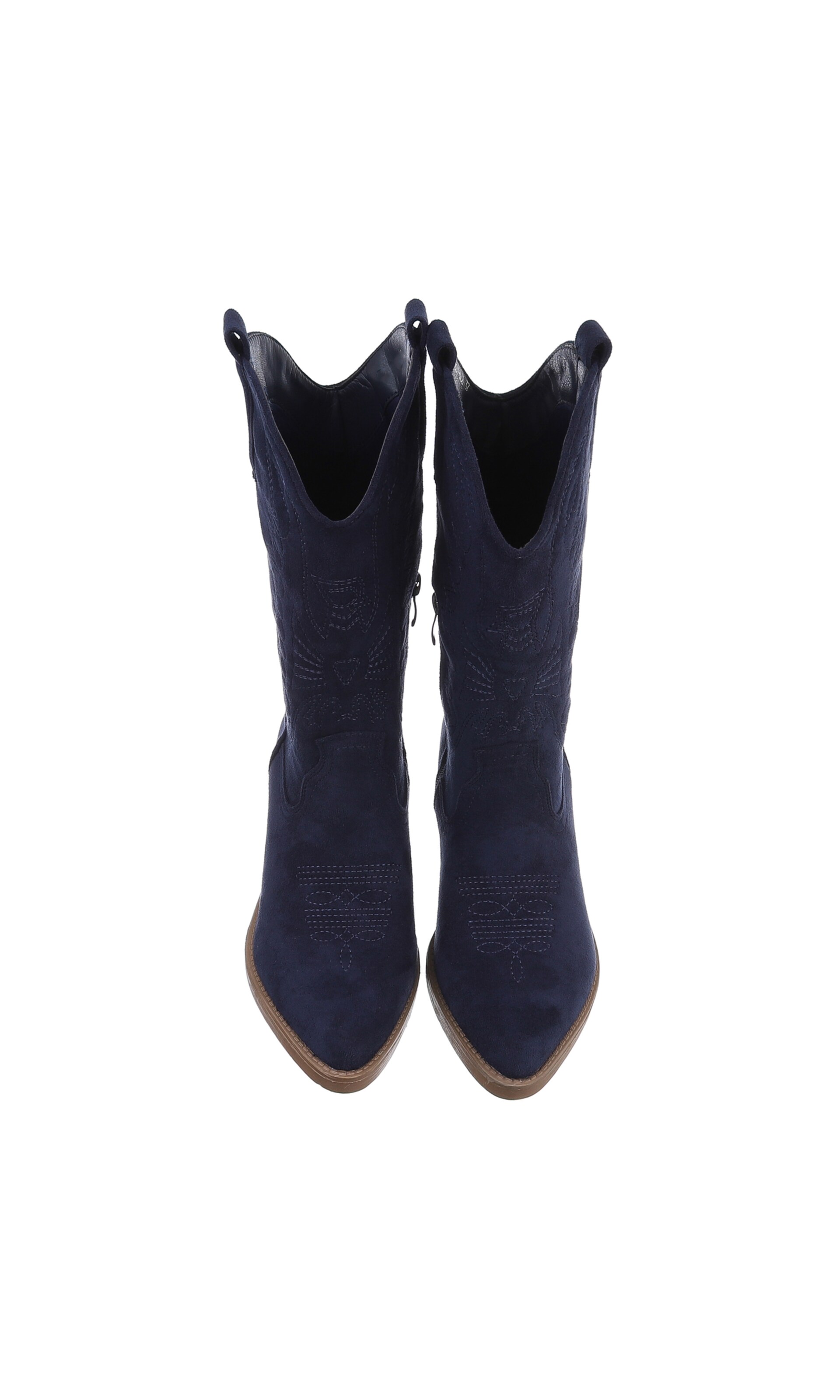 Ital-Design Cowboy Boots in Blue
