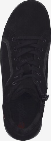 Softinos Lace-Up Ankle Boots in Black