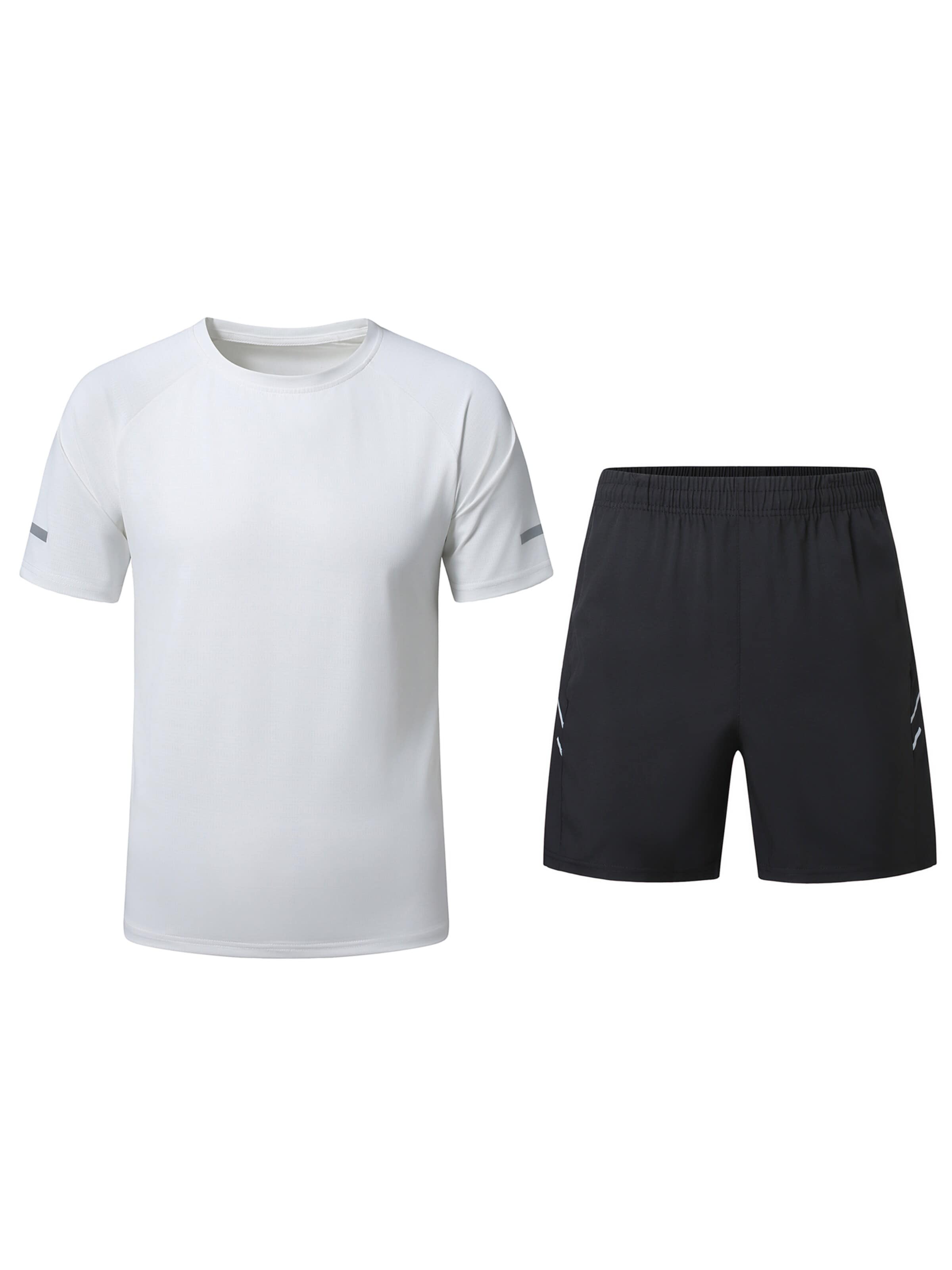 YOUTHUP Sports Suit in White: front