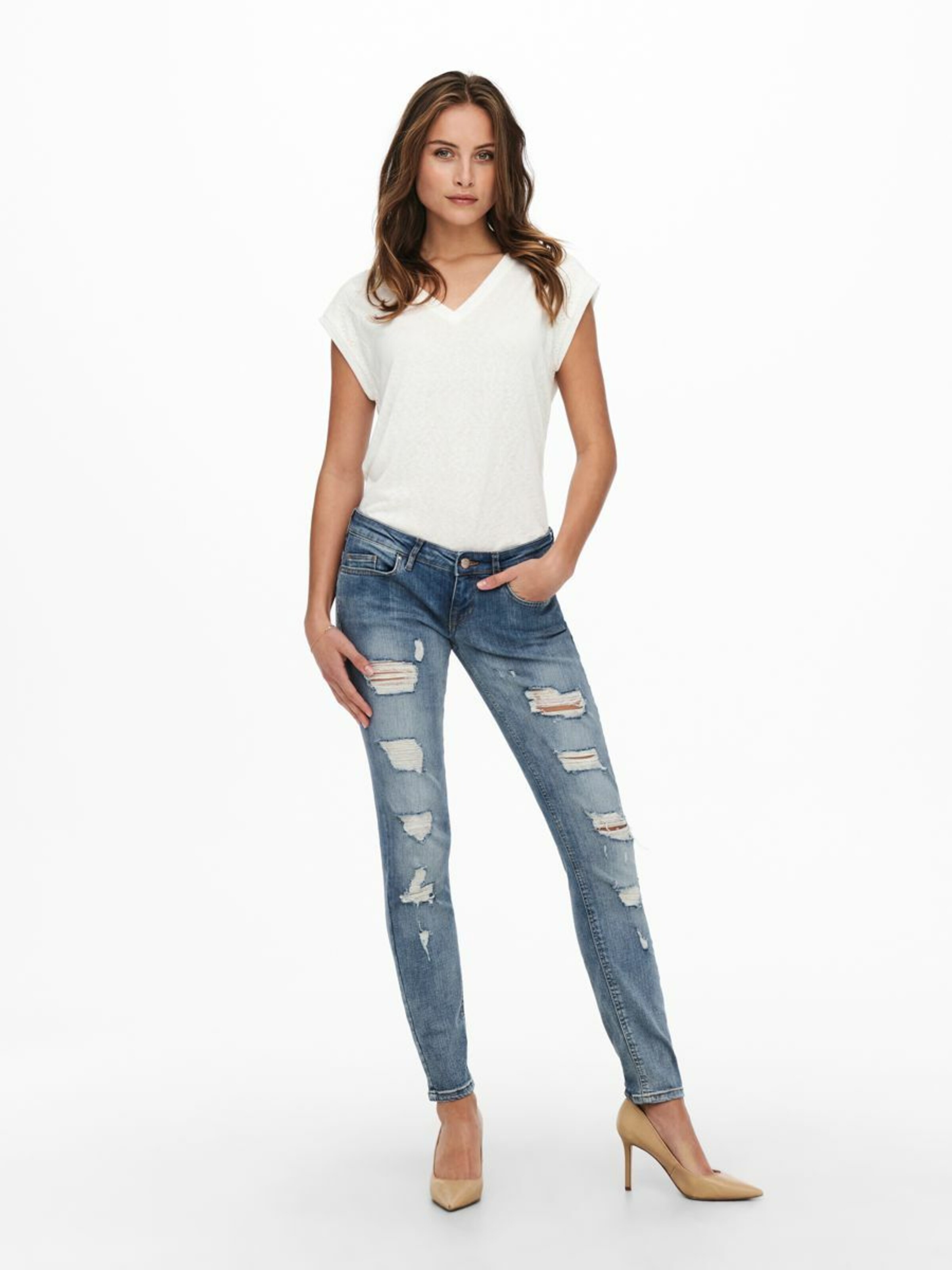 Frauen Jeans ONLY Jeans 'Onlcoral' in Blau - XS79391