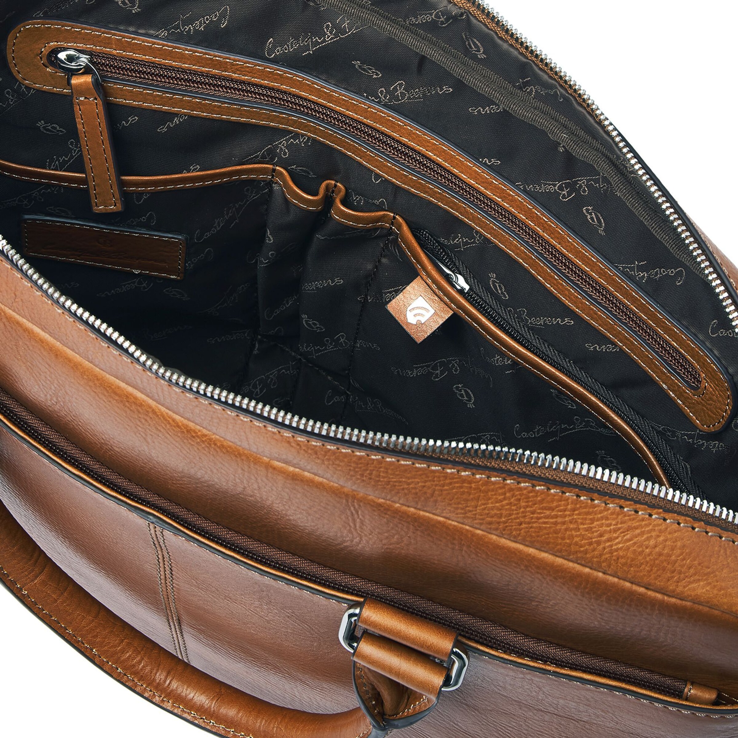 Borsa portadocumenti 'Peter' di Castelijn & Beerens in marrone