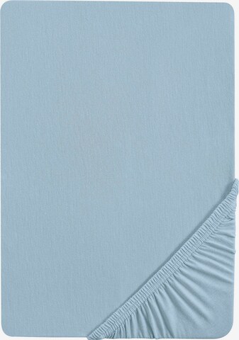 BIBERNA Bed Sheet in Blue: front