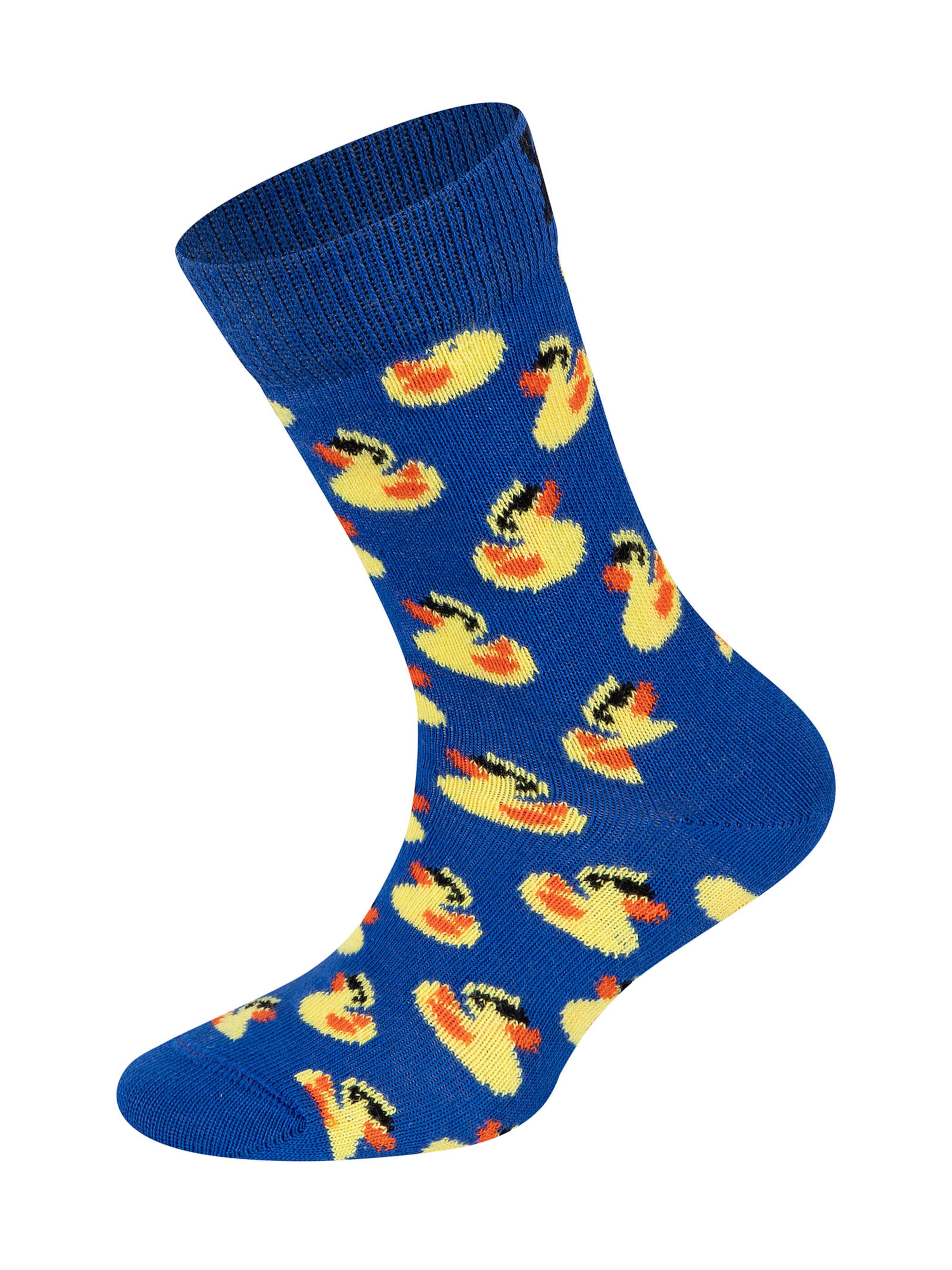 Chaussettes 'Kids Bunny-Rubber Duck-Chicken Egg Socks' Happy Socks en mélange de couleurs