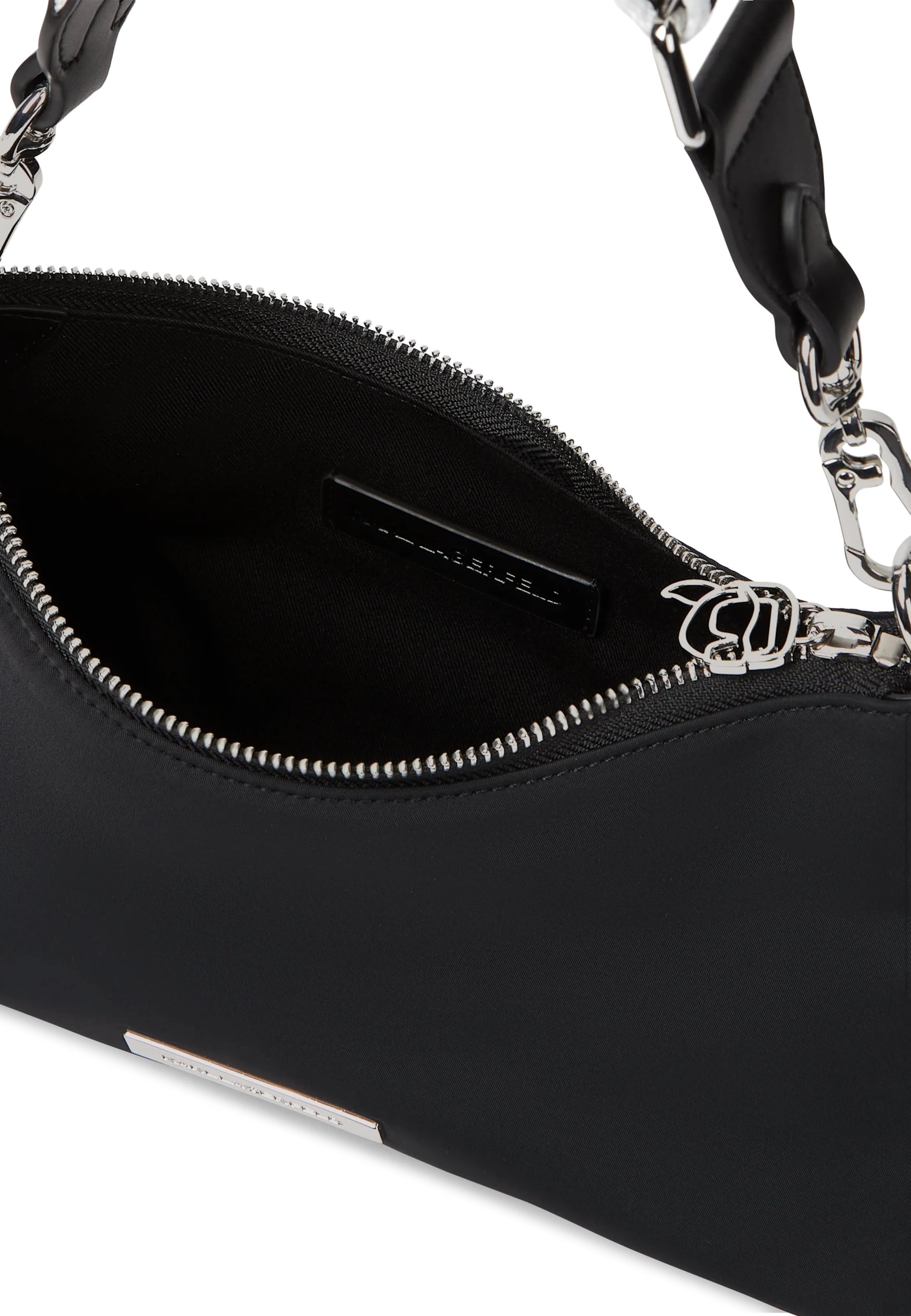 melns Karl Lagerfeld Pleca soma 'Ikon'