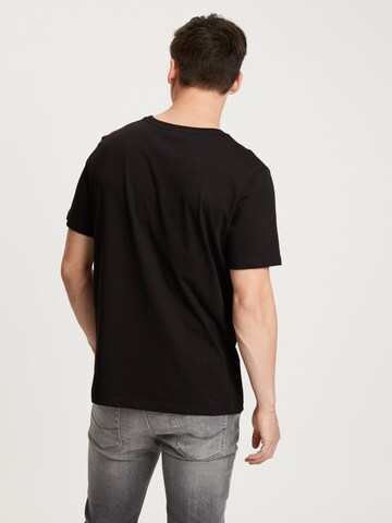 Cross Jeans T-Shirt in Schwarz