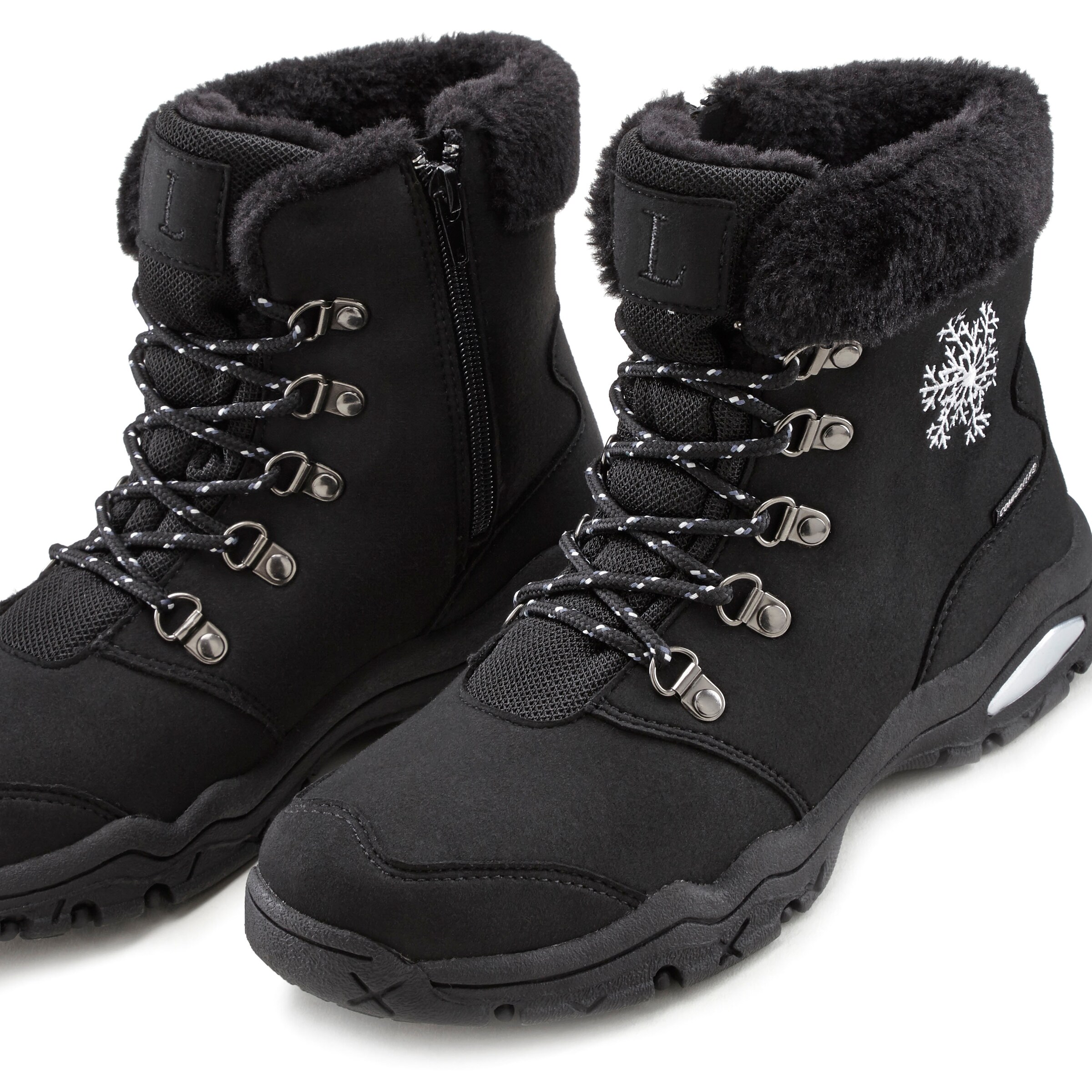 LASCANA Snow boots in Black