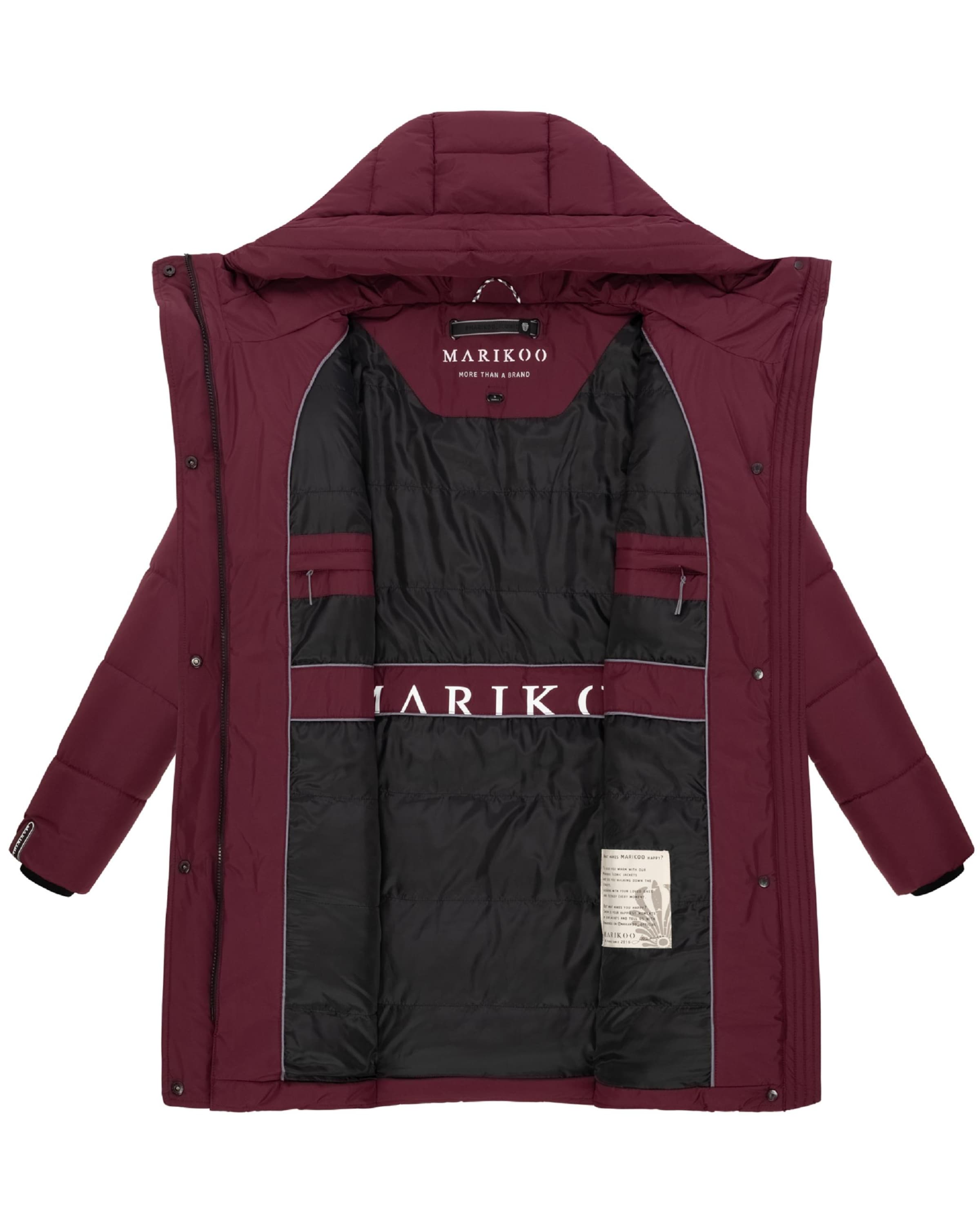 MARIKOO Χειμερινό παλτό 'Karumikoo XVI' σε κόκκινο