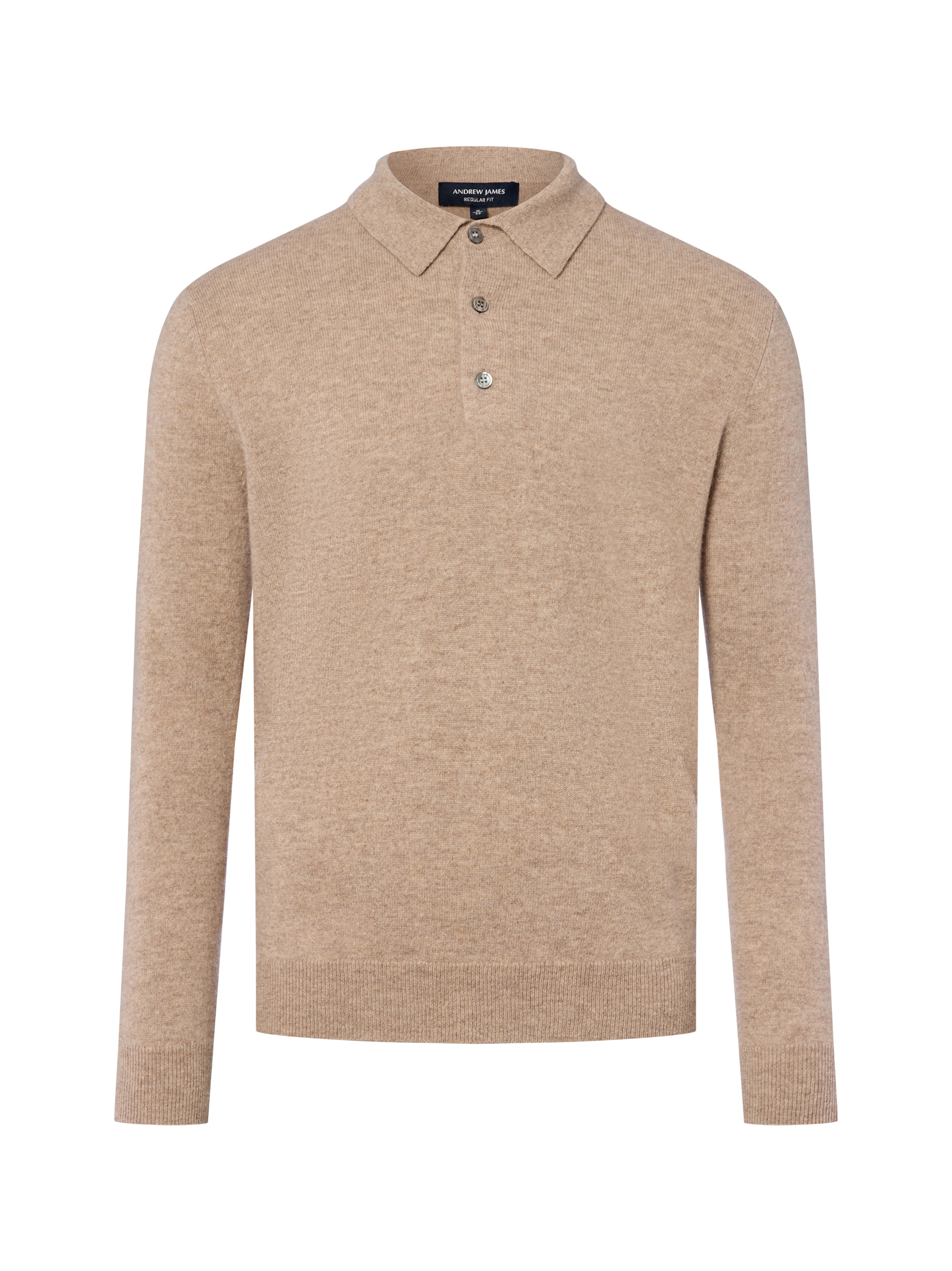 Andrew James Pullover in Beige: Vorderseite