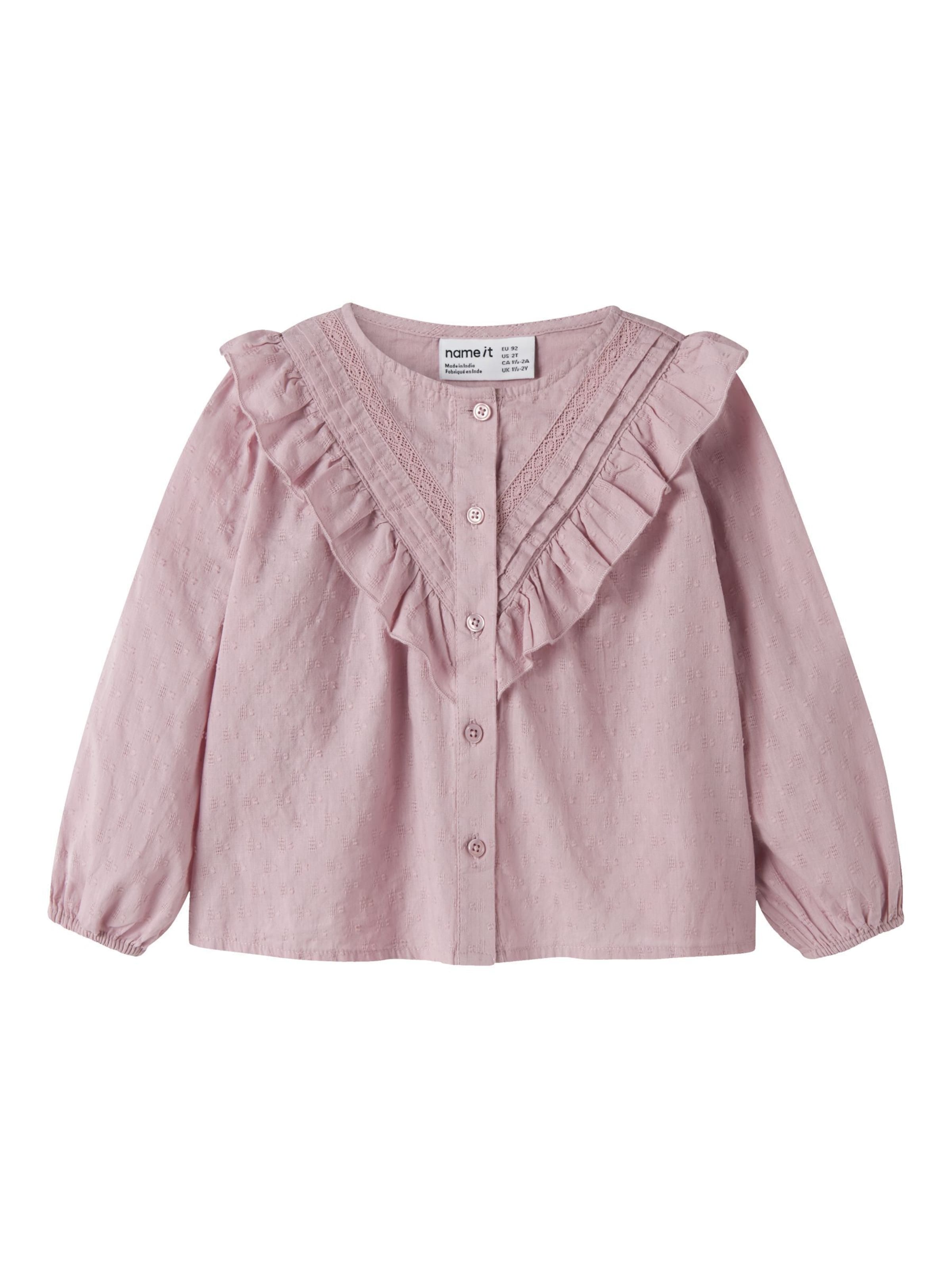 Camicia da donna di NAME IT in rosa: frontale