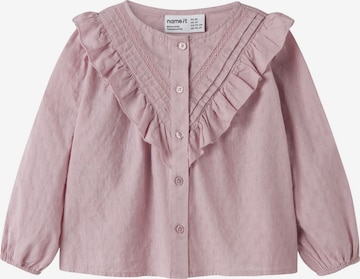Camicia da donna di NAME IT in rosa: frontale