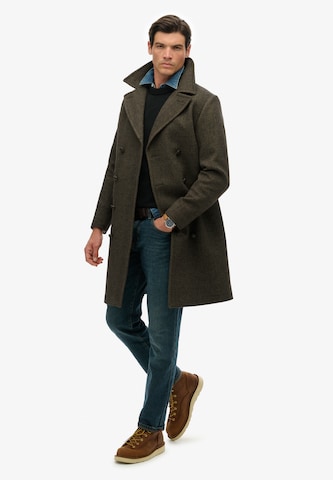 Superdry Between-Seasons Coat in Brown