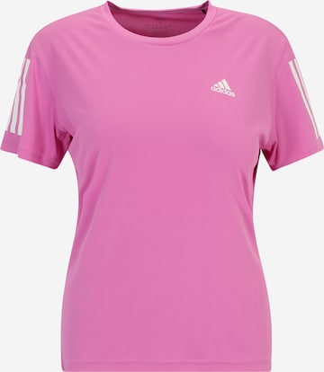 T-shirt fonctionnel 'Own The Run' ADIDAS SPORTSWEAR en violet : devant