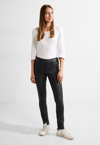 CECIL Slimfit Jeans in Zwart