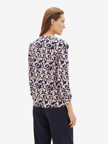 TOM TAILOR Bluse in Blau