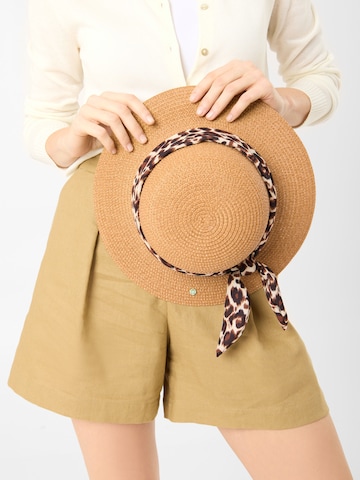 CODELLO Sonnenhut mit Leoband in Beige