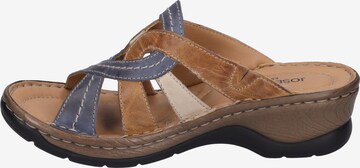 JOSEF SEIBEL Pantolette 'Catalonia' in Blau: predná strana