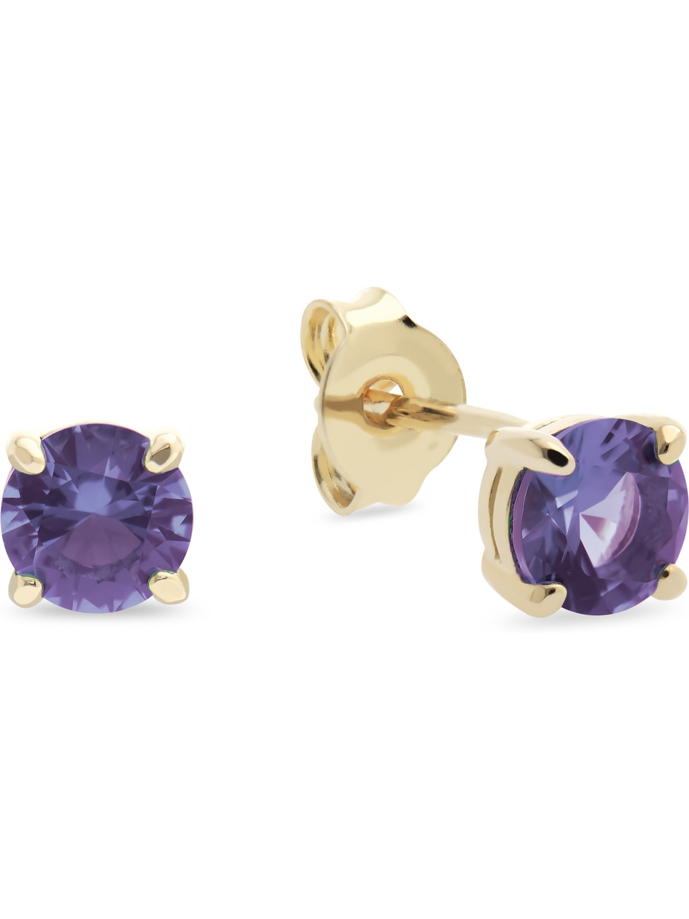 CHRIST Ohrringe in Blau: Vorderseite