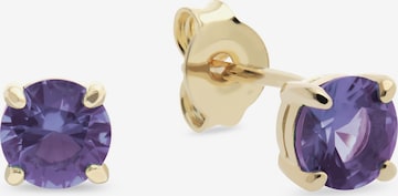 CHRIST Ohrringe in Blau: Vorderseite