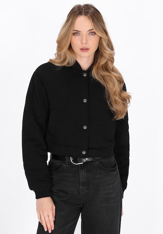 Veste mi-saison DreiMaster Vintage en noir : devant