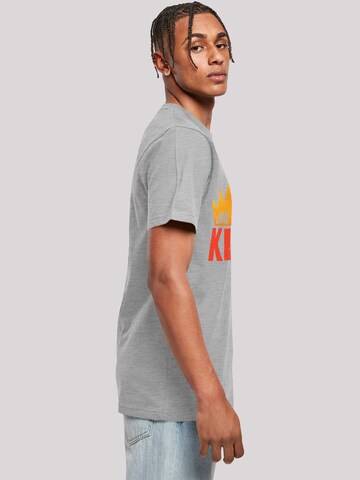 F4NT4STIC T-Shirt 'Disney König der Löwen Movie Long Live The King' in Grau