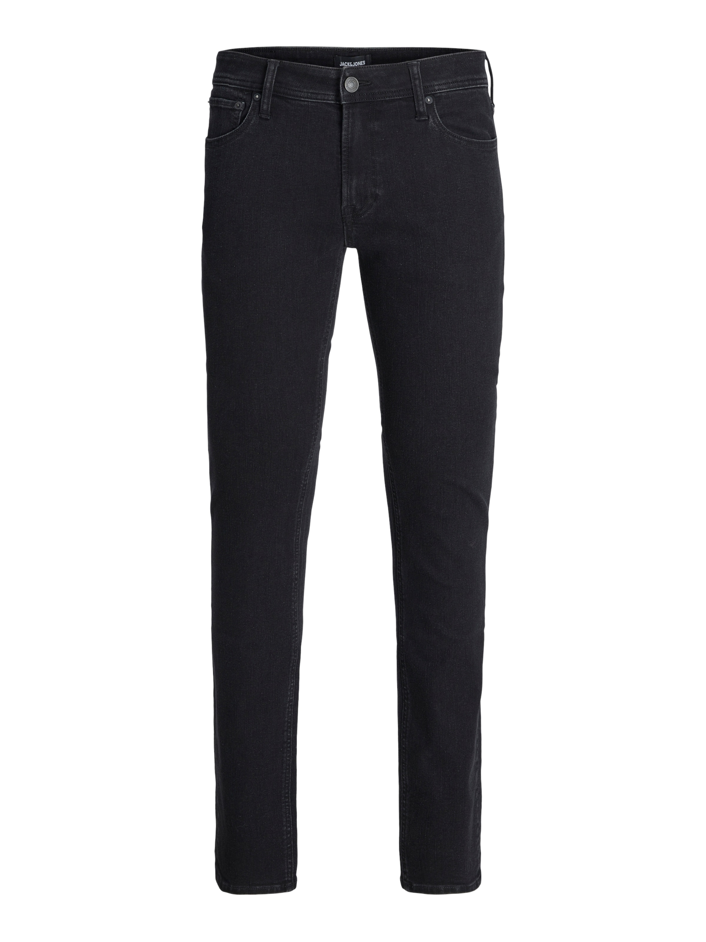 JACK & JONES Tapered Jeans 'JJIMike JJOriginal' in Black: front