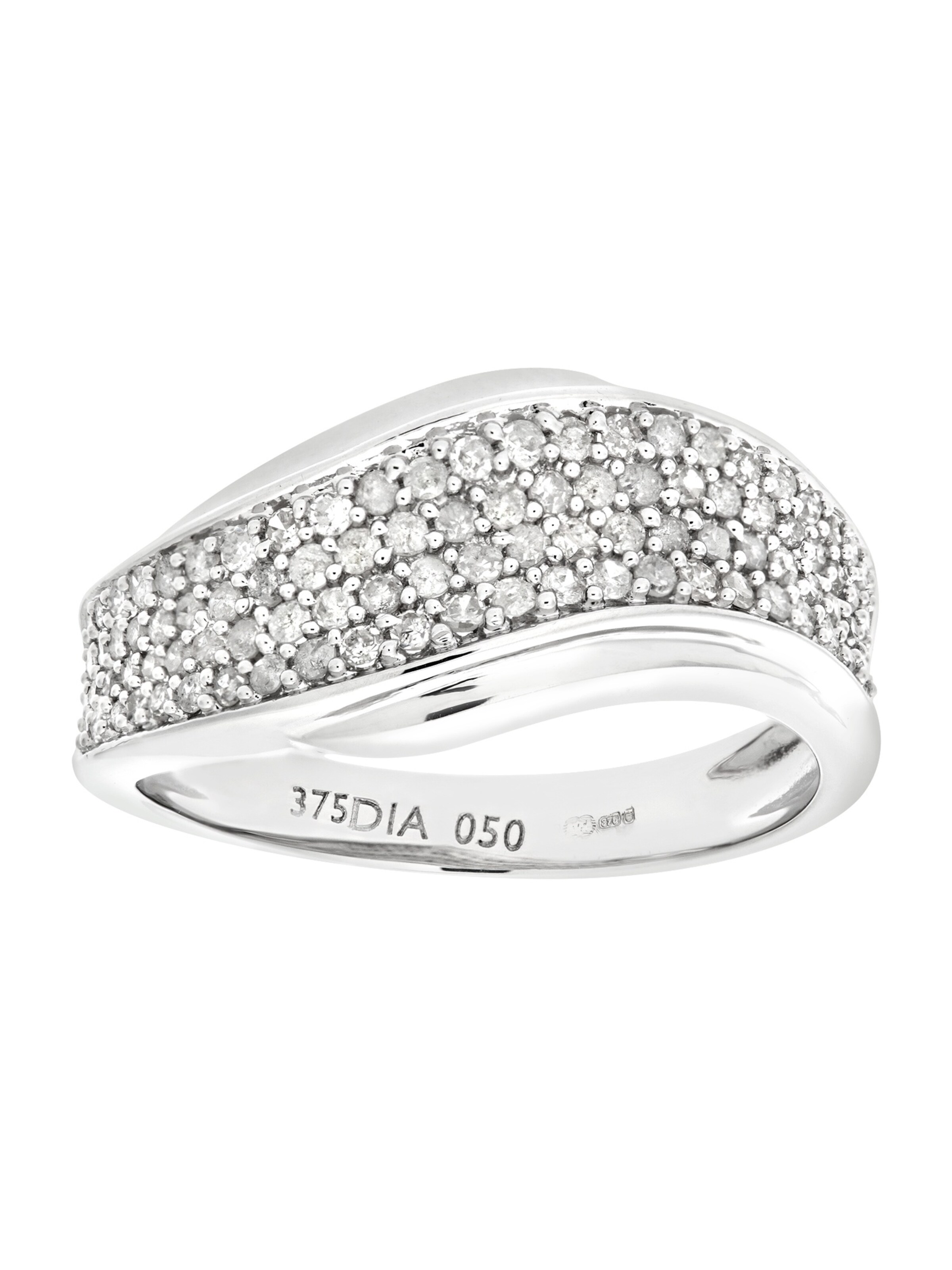 DIAMANT LETERNEL Ring‌‌‌‌‌‌ in Silber: Vorderseite