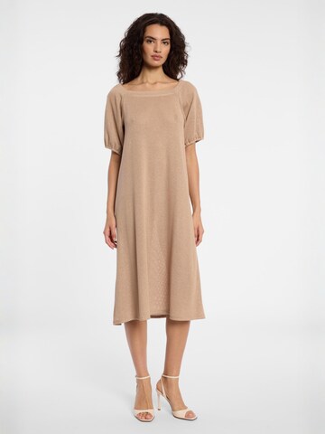 Robes en maille 'Daria' Ana Alcazar en beige