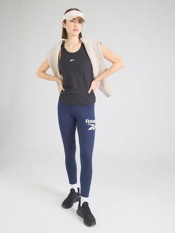 Reebok Αθλητικό τοπ σε μαύρο