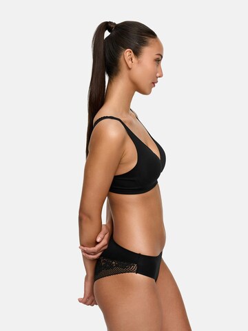 cfab - Push-up Sujetador 'Comfort Push up BH mit Spitze' en negro