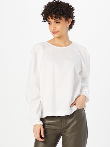 Esmé Studios Blouse 'Ginny' in Wit: voorkant