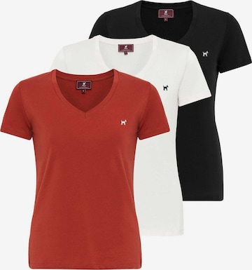 raudona Williot Marškinėliai: priekis