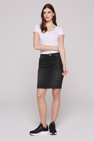 Soccx Jeansrock TO:NY in Schwarz