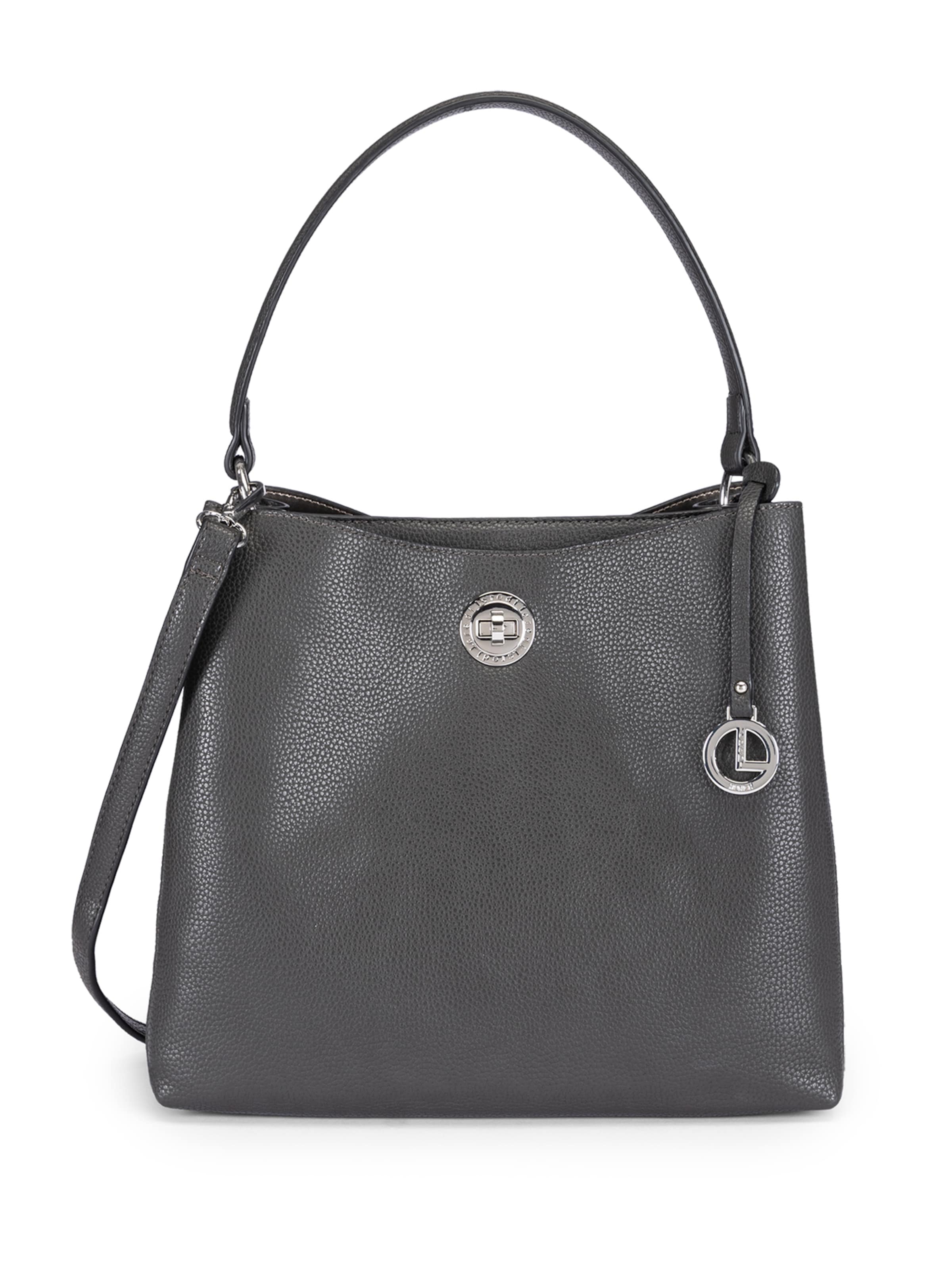 L.CREDI - Bolso de hombro 'Sarine' en gris: frente