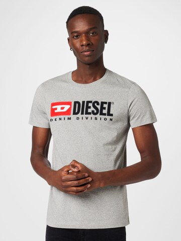 DIESEL T-Shirt 'DIEGOR' in Grau: Vorderseite