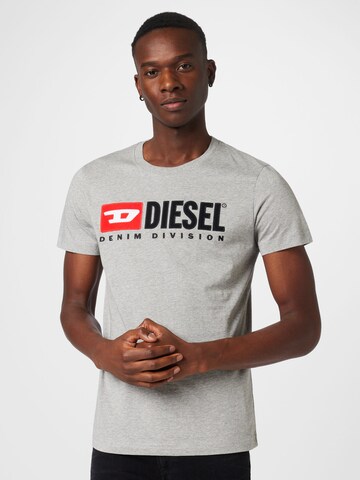 DIESEL Shirt 'DIEGOR' in Grijs: voorkant