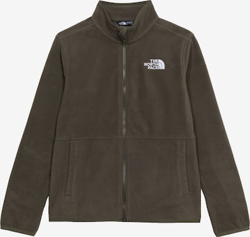 THE NORTH FACE Funkčná flisová bunda 'GLACIER' - Zelená: predná strana